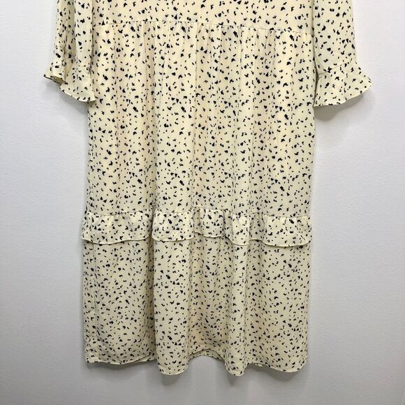 Aritzia Little Moon Spritz Dress Size 2XS Oversized Tiered Ruffle Floral XXS - Picture 3 of 9